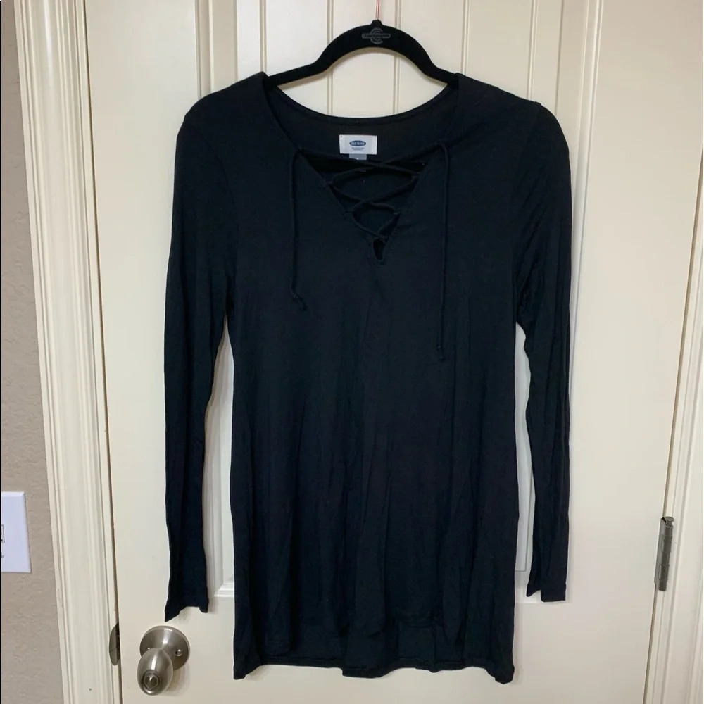 Old Navy Lace Up Blouse